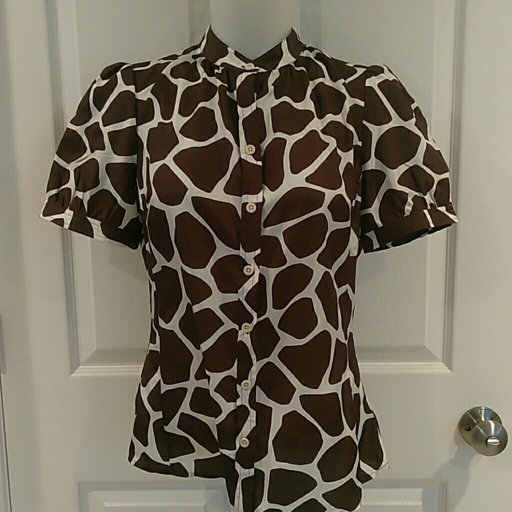 Banana Republic silk button down